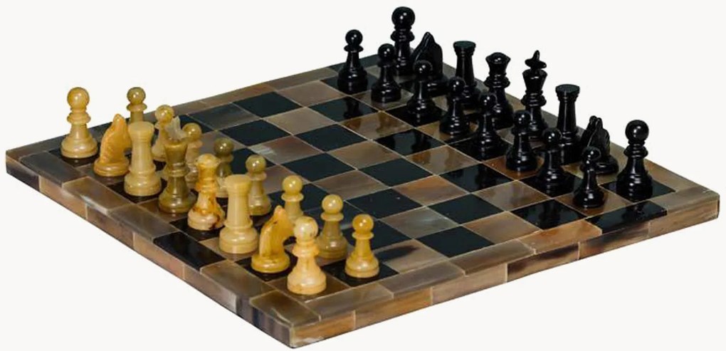 Jogo de xadrez Buffalo Horn, 33 peças