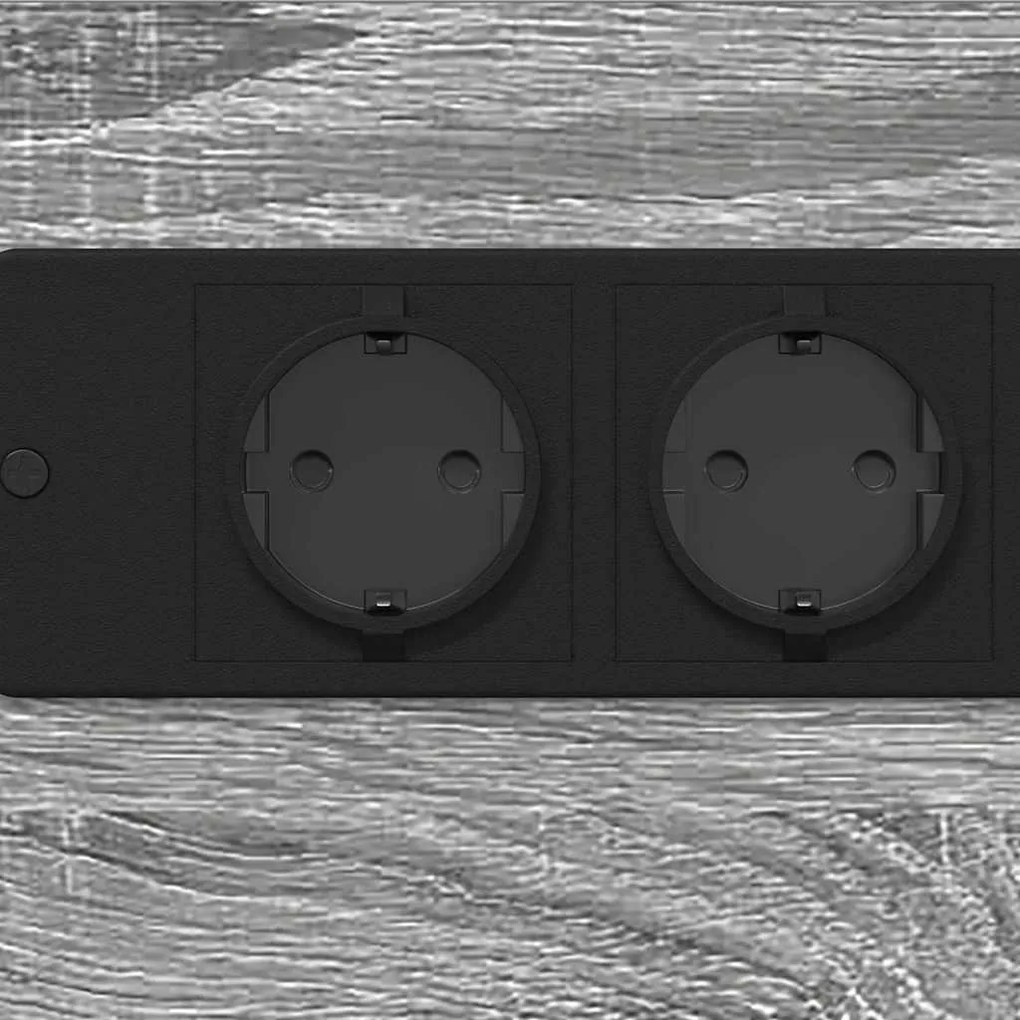 Mesa-de-cabeceira Sonoma cinzento 41.5 x 26 x 60.5 cm