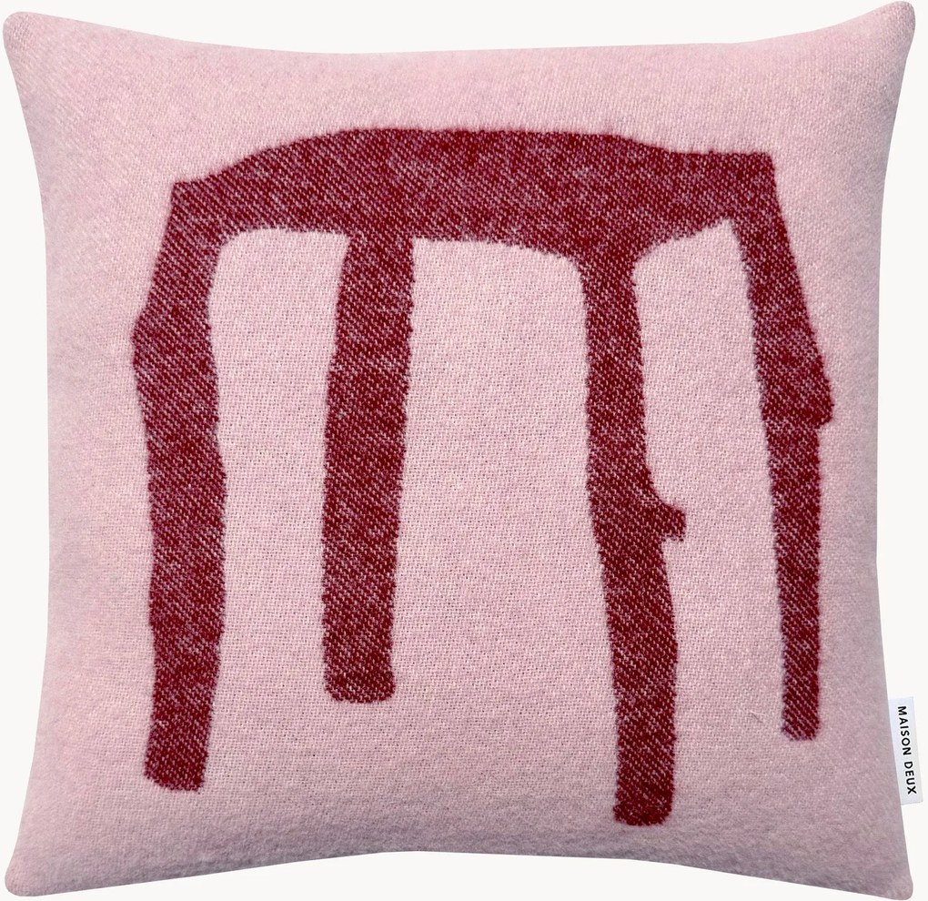 Almofada em lã jacquard Teun Zwets