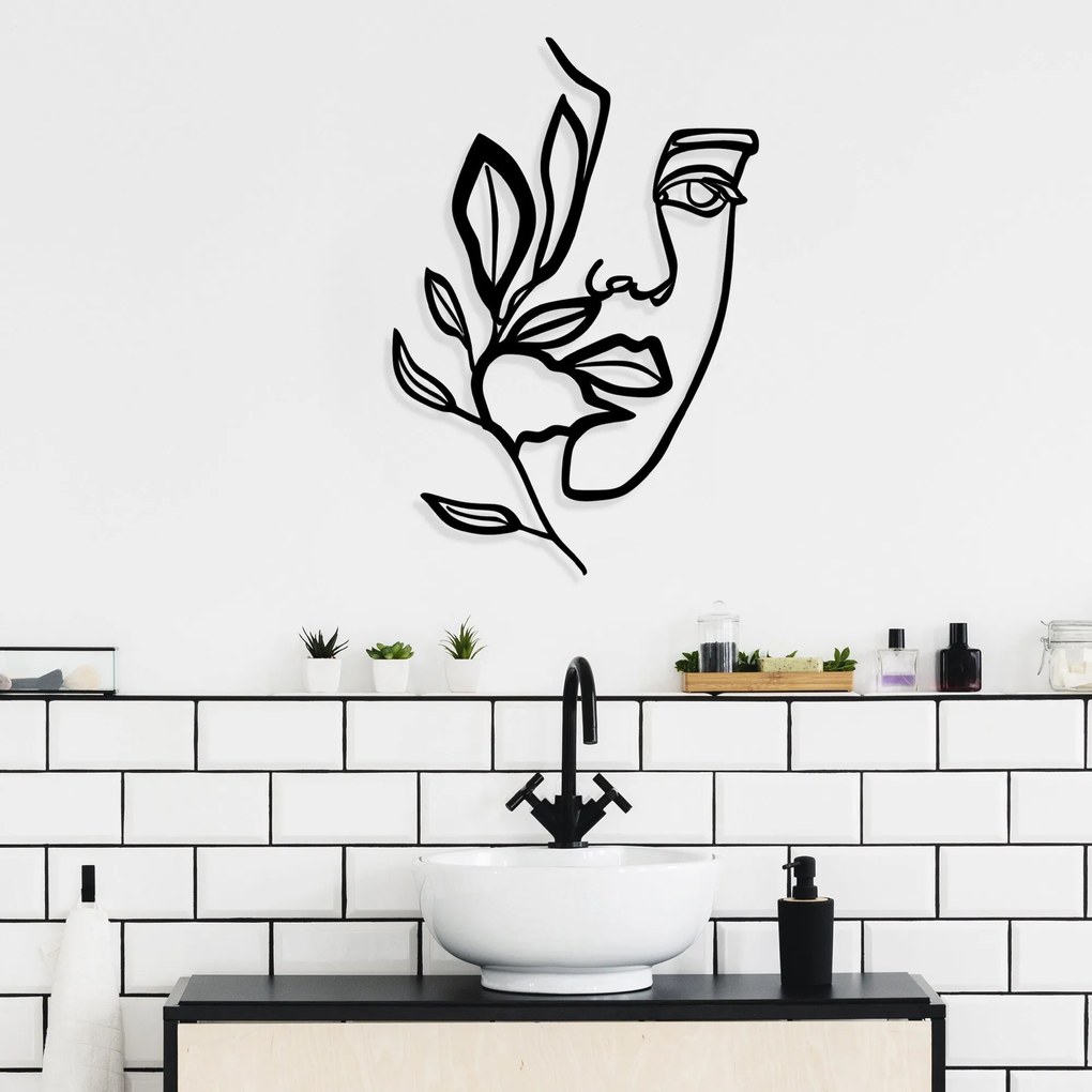 Acessório Decorativo de Parede Model-093 – Preto – 46 x 56 cm