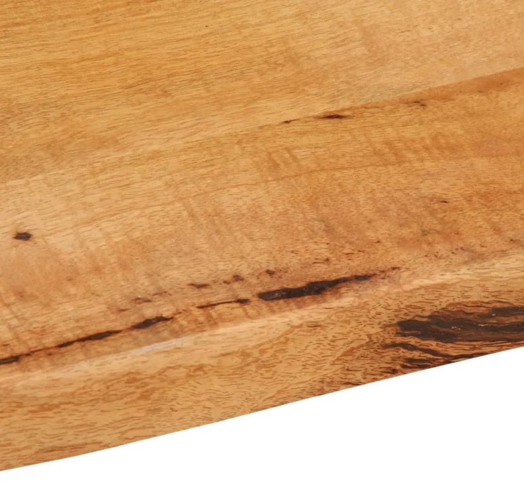 Tampo de mesa c/ borda viva 110x60x2,5 cm mangueira maciça