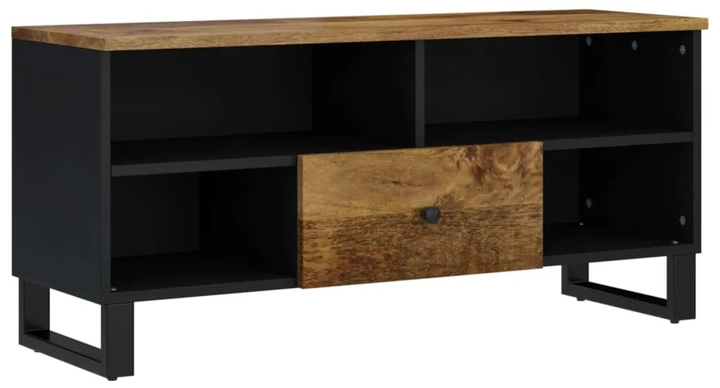Móvel de TV 100x33x46 cm mangueira maciça/derivados madeira