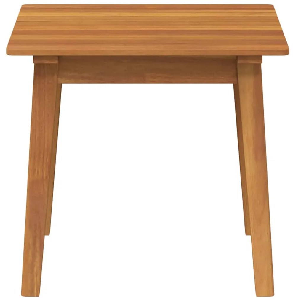 Mesa Lateral 45 x 45 x 40 cm em madeira de acácia sólida