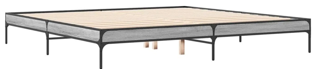 Estrutura de cama 180x200 cm derivados madeira/metal