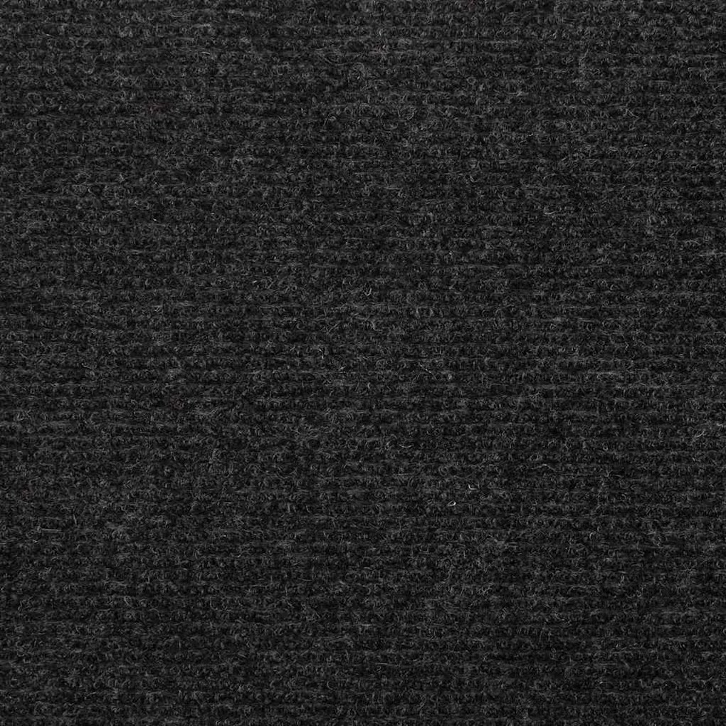 Tapetes de escada adesivos 30 pcs 56x17x3 cm preto