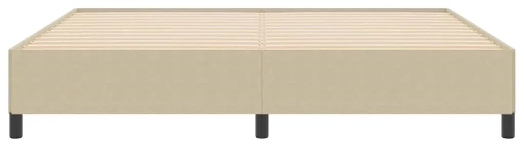 Estrutura de Cama vidaXL Verde Claro Cinza 200x200 cm Tecido Canelado
