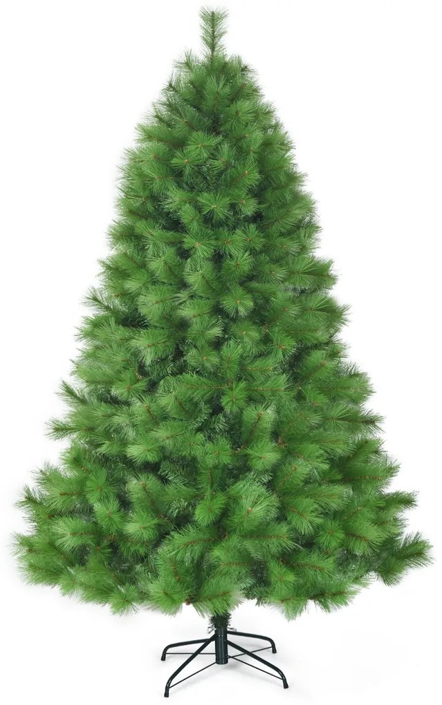 Árvore de Natal 2,1m com 808 ramos em 100% PVC, perfeito como decoração