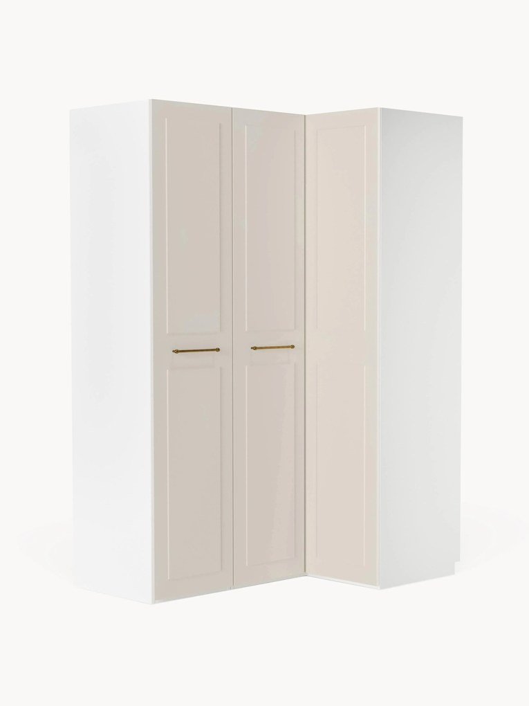 Roupeiro de canto modular Charlotte, L 165 cm, vários tamanhos