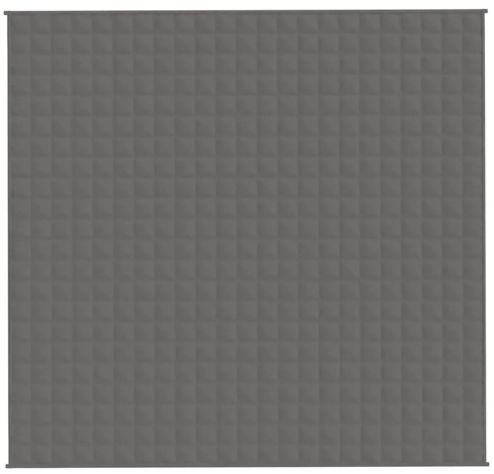 Manta pesada 11 kg 220x230 cm tecido cinzento