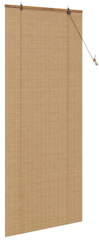 Persianas e Sombras de Janela Marrom Claro 80 x 220 cm Bambu