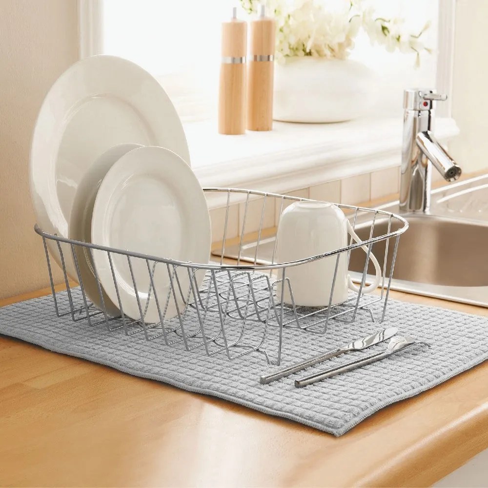 Escorredor de Cozinha Dobrável Quttin Cinzento 50 x 38 cm