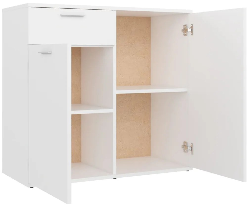 Aparador 80x36x75 cm derivados de madeira branco