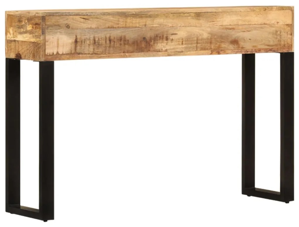 Mesa consola 110x30x76 cm madeira de mangueira maciça