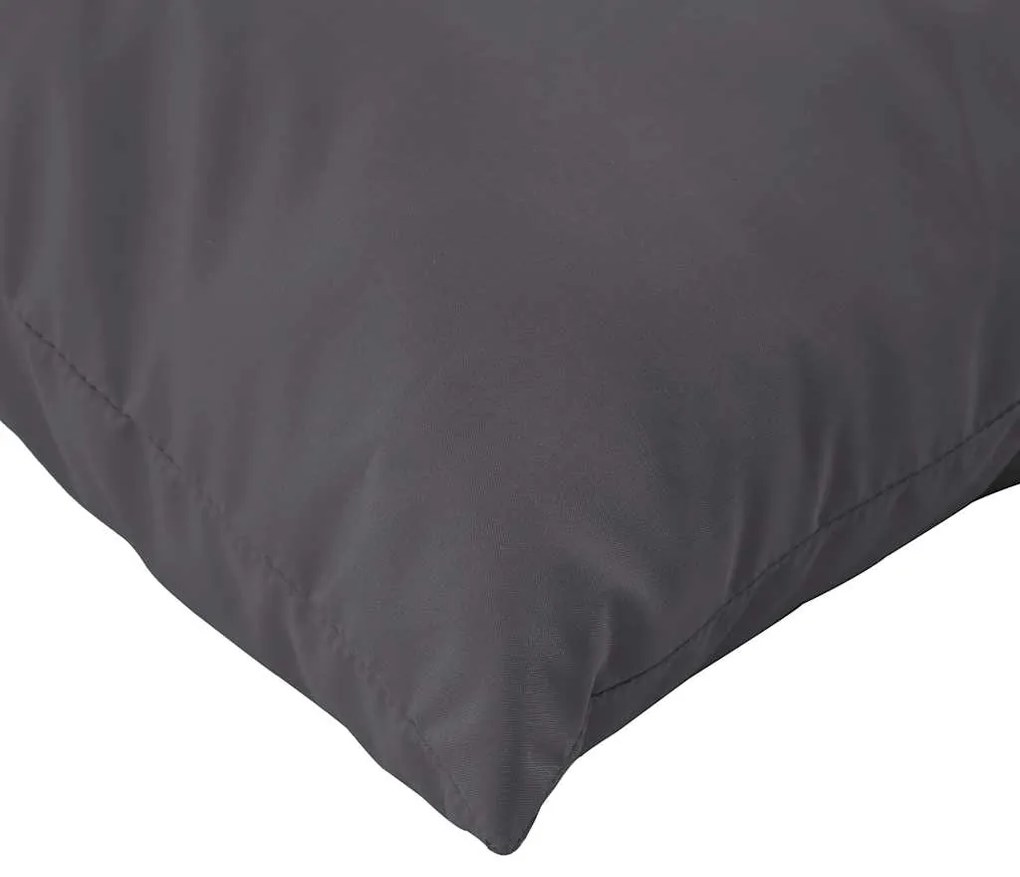 Almofadões de paletes 2 pcs tecido oxford antracite