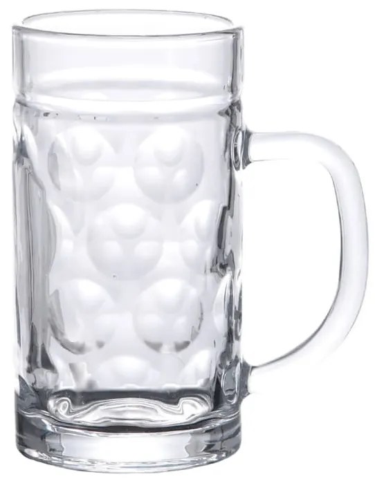 Canecas de cerveja com pega 6 pcs 500 ml vidro