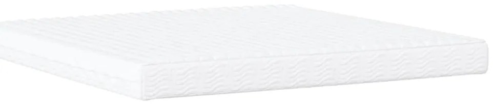 Cama com colchão 200x200 cm couro artificial castanho