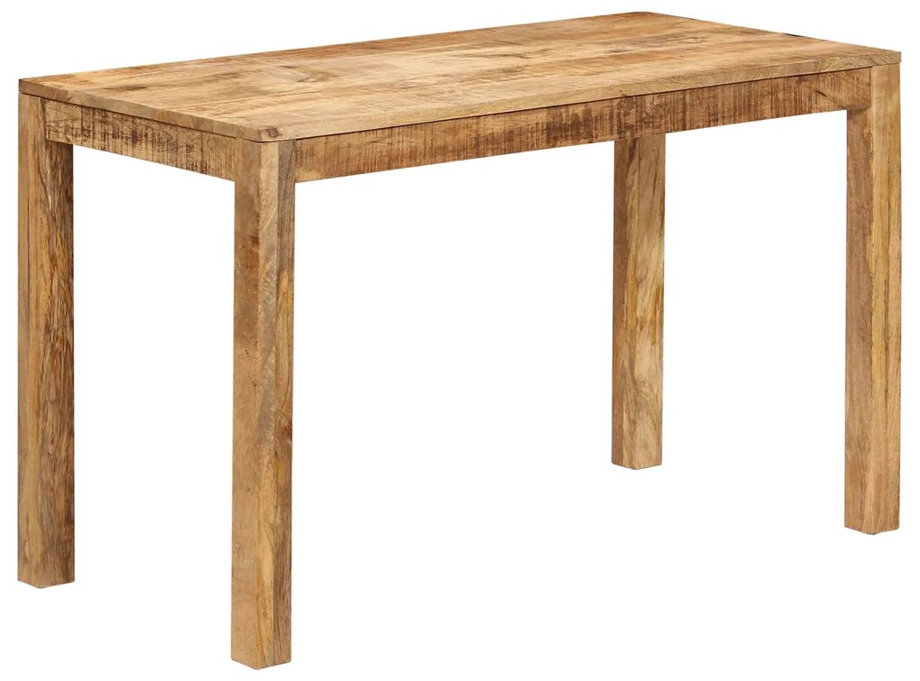 vidaXL Mesa de jantar 60 x 120 x 76 cm Madeira de manga maciça