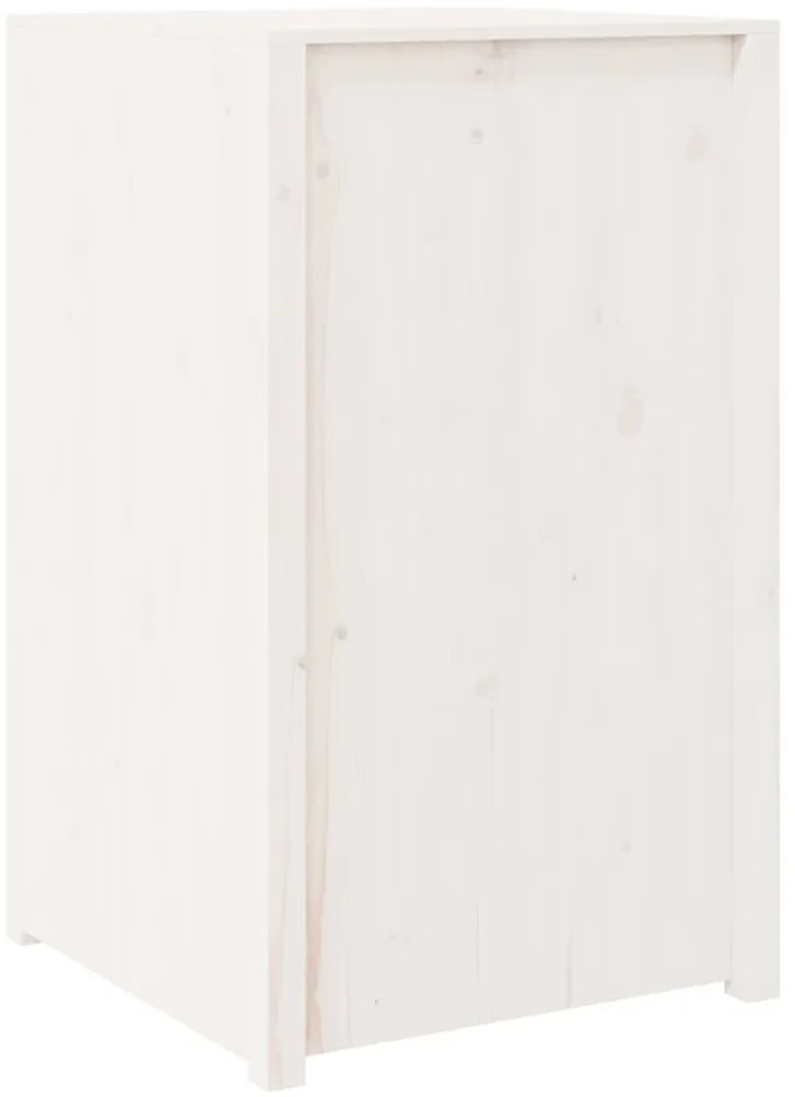 Armário de cozinha p/ exterior 55x55x92 cm pinho maciço branco