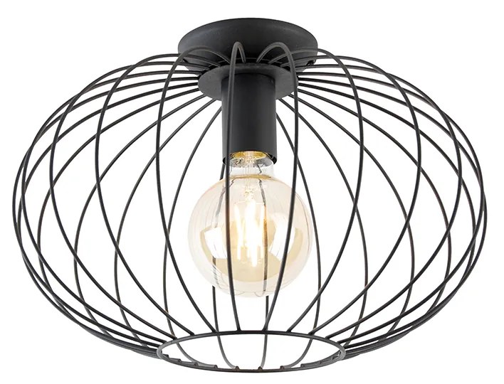 Candeeiro de Teto Inteligente Preto Incl. Wifi G95 - Margarita