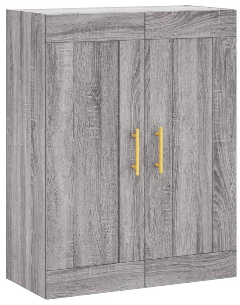 Móveis de parede 2 pcs derivados de madeira cinzento sonoma