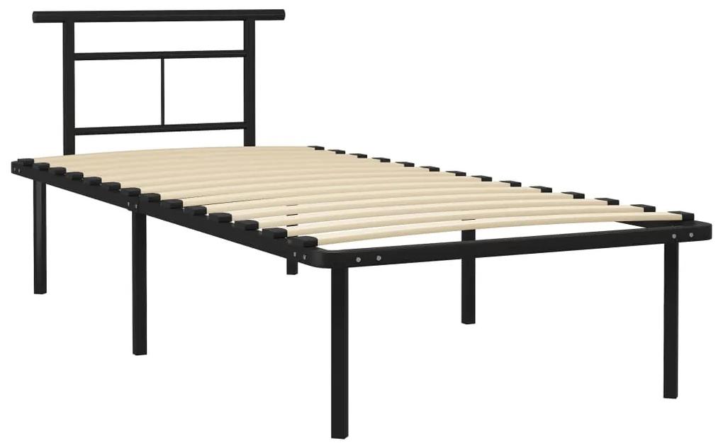 Estrutura de cama 90x200 cm metal preto