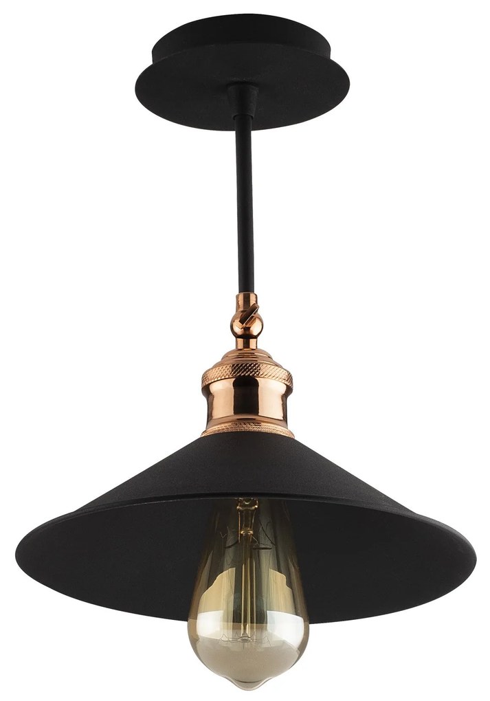 Chandelier Berceste – Preto – 24 cm