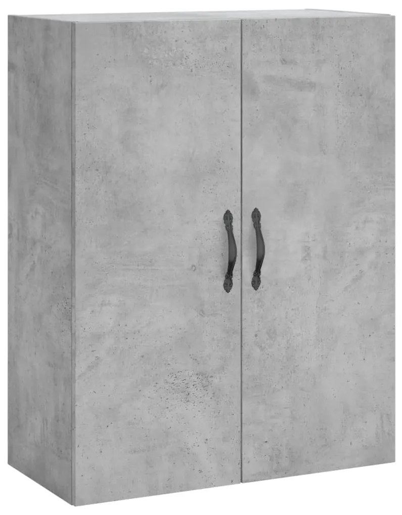 Armário alto 69,5x34x180 cm derivados de madeira cinza cimento