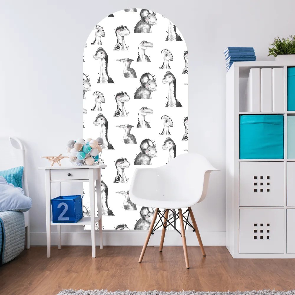 Papel de parede para quarto de criança – Dinossauros
