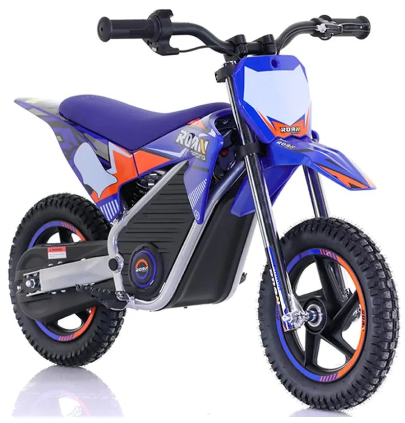 Mini moto eléctrica Warrior 150W MX150 12/12 Até 15 km/h C/ Limitador Azul