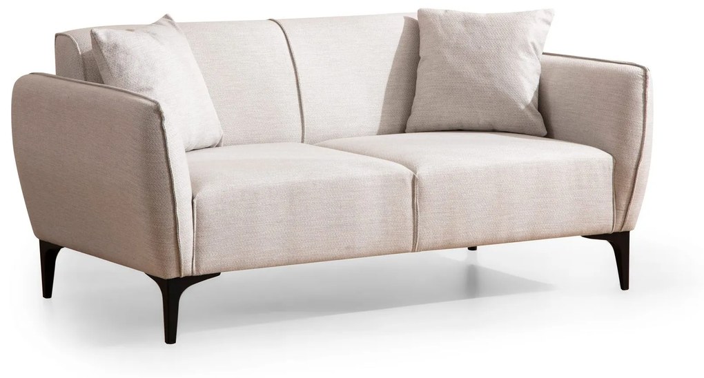 Sofá de 2 Lugares Belissimo – Off White – 160x67x95 cm