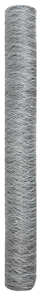 Cerca Hexagonal Prateado 5000 x 0.06 x 100 cm Aço galvanizado
