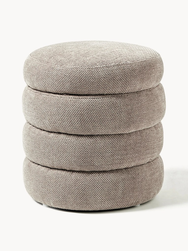 Upholstered Stool Alto with Storage Space