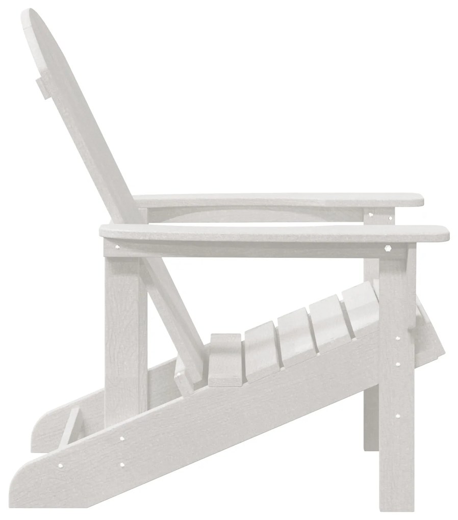 Cadeira Adirondack Branca 74x82x91 cm HDPE