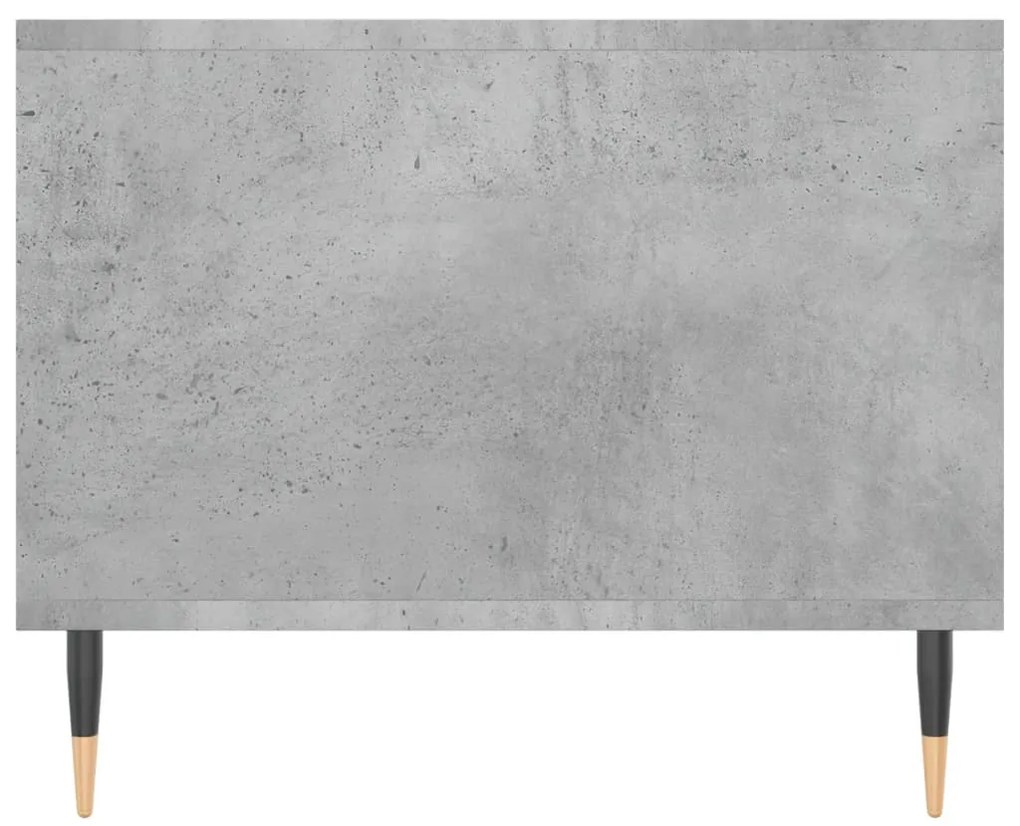 Mesa de centro 102x50x40 cm madeira processada cinza cimento