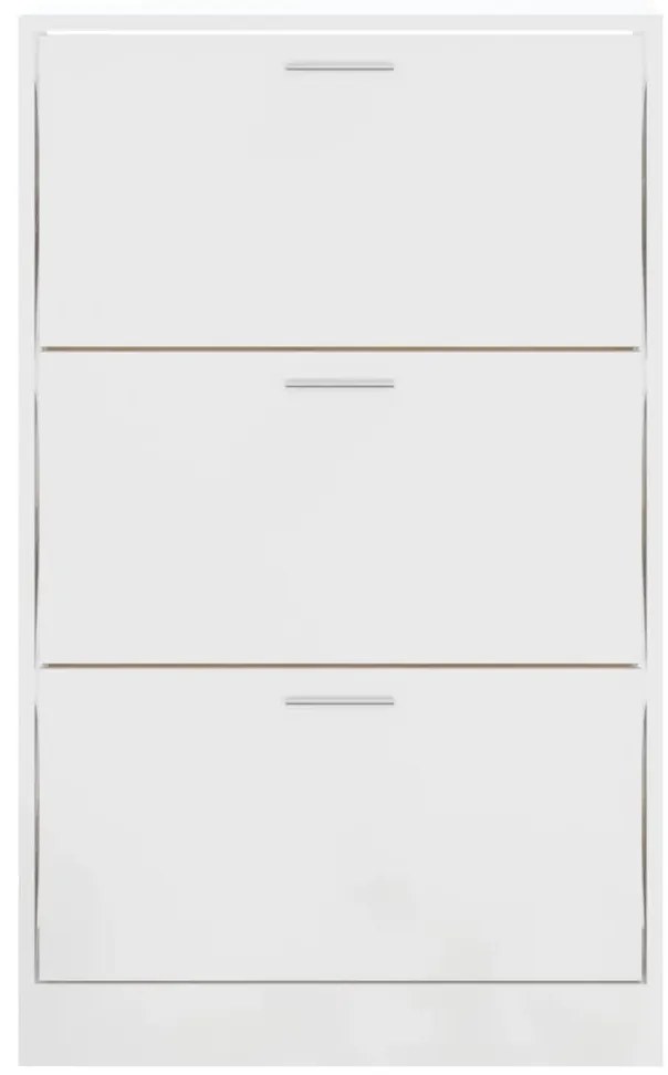 Sapateira 63x24x103 cm derivados de madeira branco brilhante