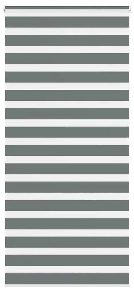 vidaXL Cortina de zebra 100x200 cm largura do tecido 95,9 cm poliéster