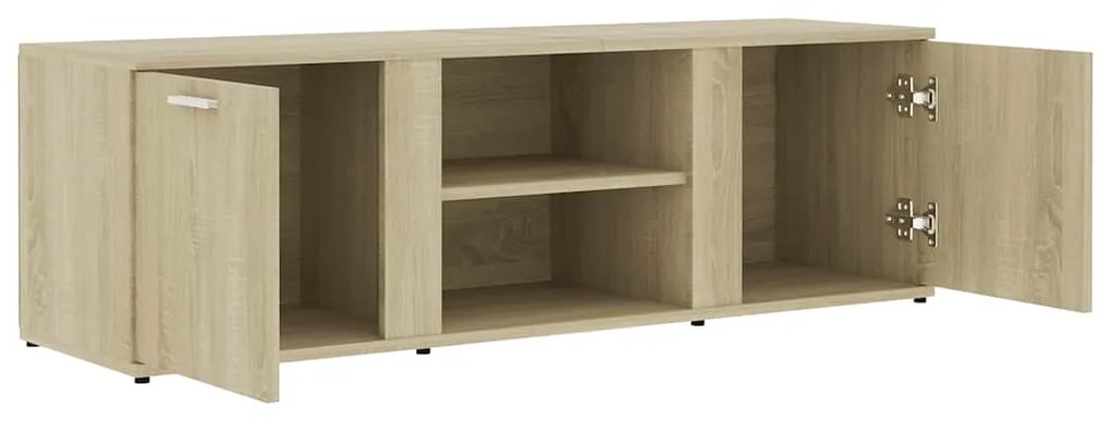 Móvel de TV 120x34x37 cm derivados de madeira carvalho sonoma