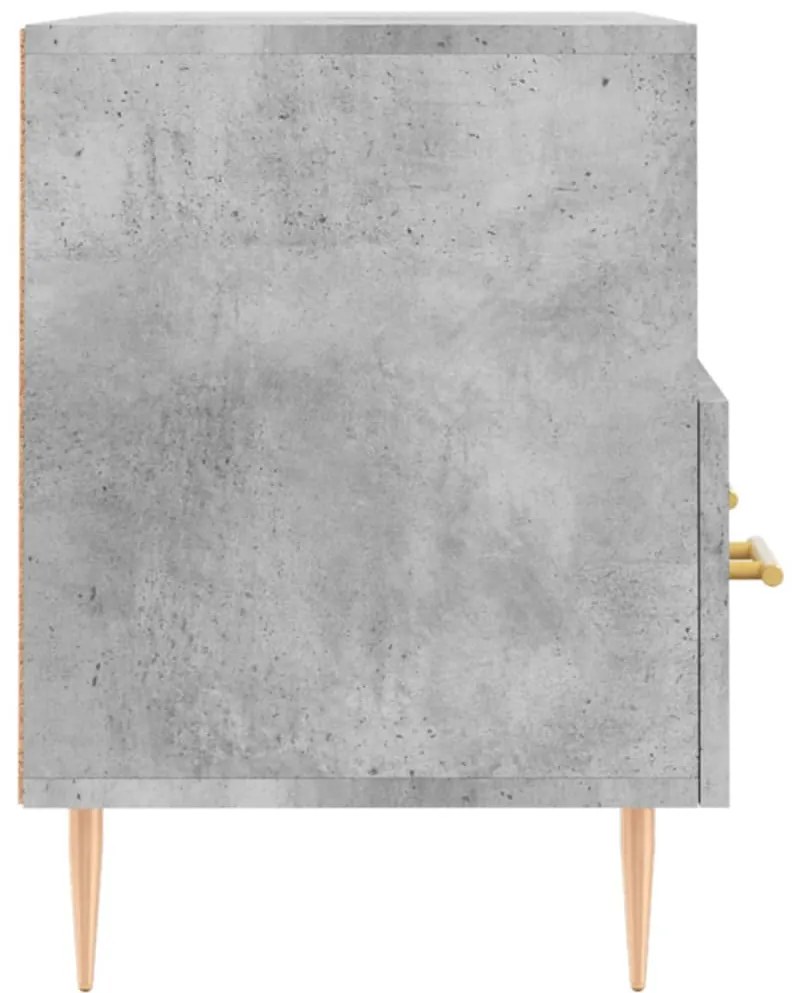 Móvel p/ TV 80x36x50 cm madeira processada cinzento cimento