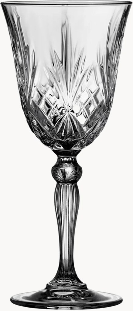 Copos de vinho tinto de cristal Melodia, conjunto de 4