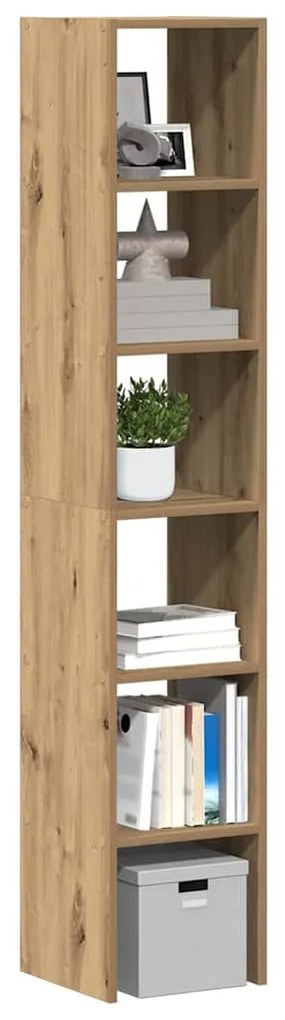 vidaXL Estantes 2 pcs empilháveis 30x30x80 cm derivados de madeira