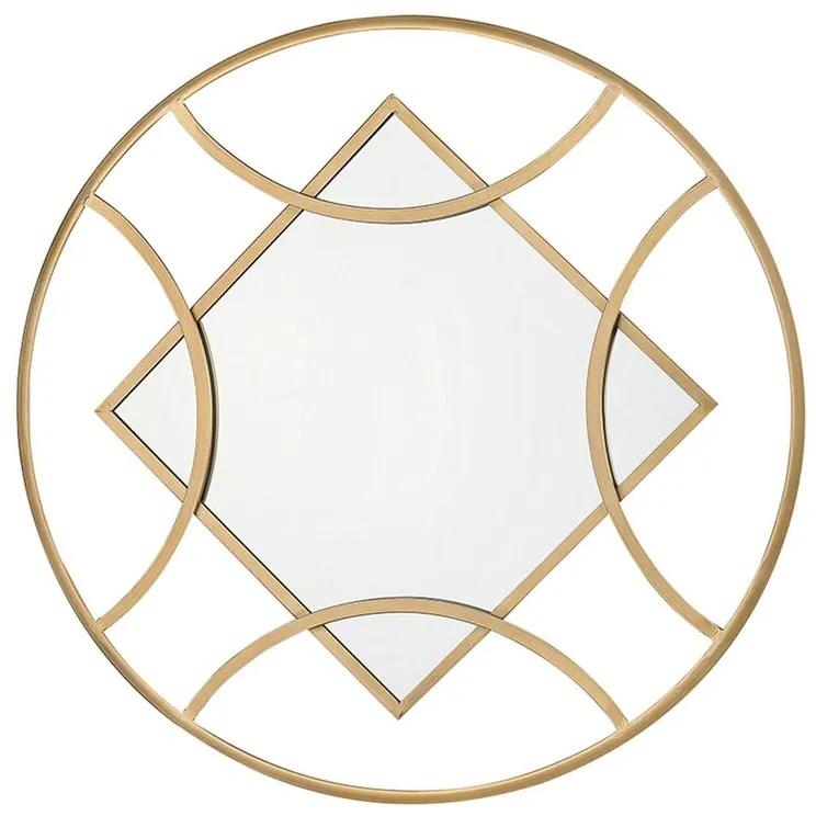 Espelho de parede 65 x 82 cm dourado TANNA Beliani
