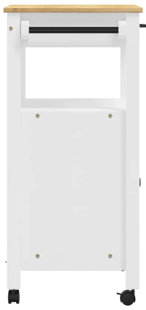 Carrinho de cozinha MONZA 60x40x90 cm madeira de pinho maciça