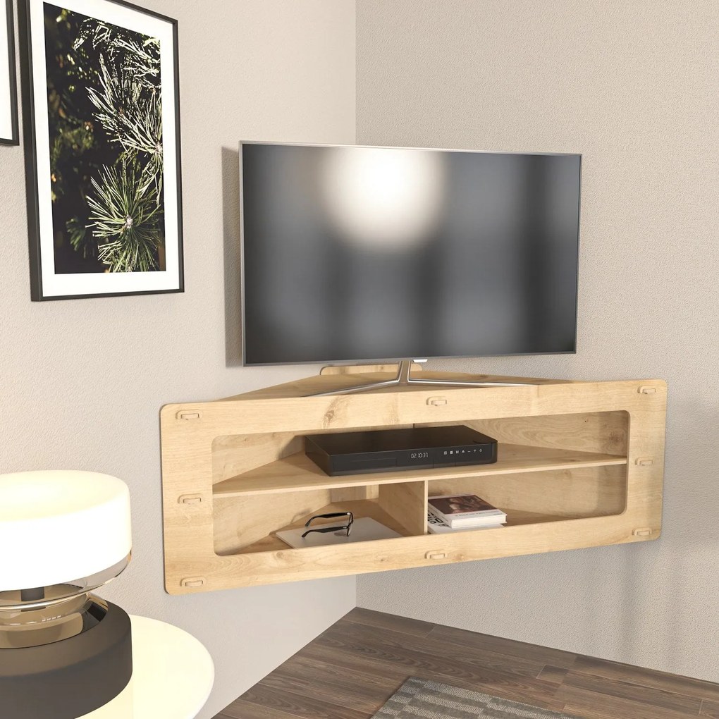 Móvel de TV Sala – Carvalho – 120x40x45 cm