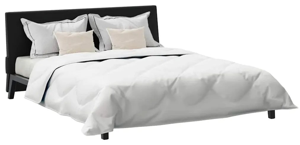 Edredão com travesseiro 3 pcs Branco 240 x 220 cm Microfibra