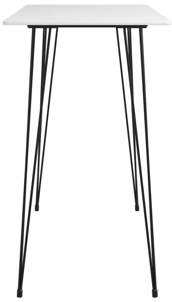 7 pcs conjunto de bar branco