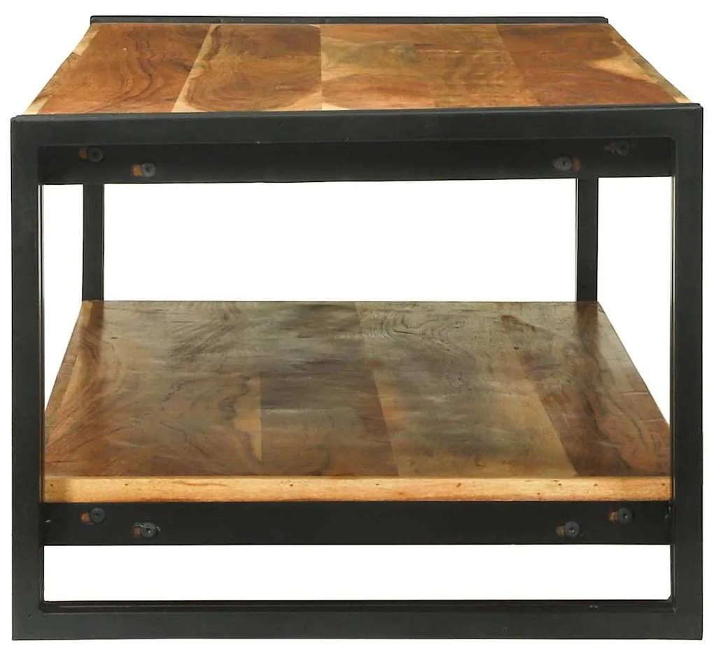 Mesa de Café 120x50x38 cm de Madeira Sólida de Acácia