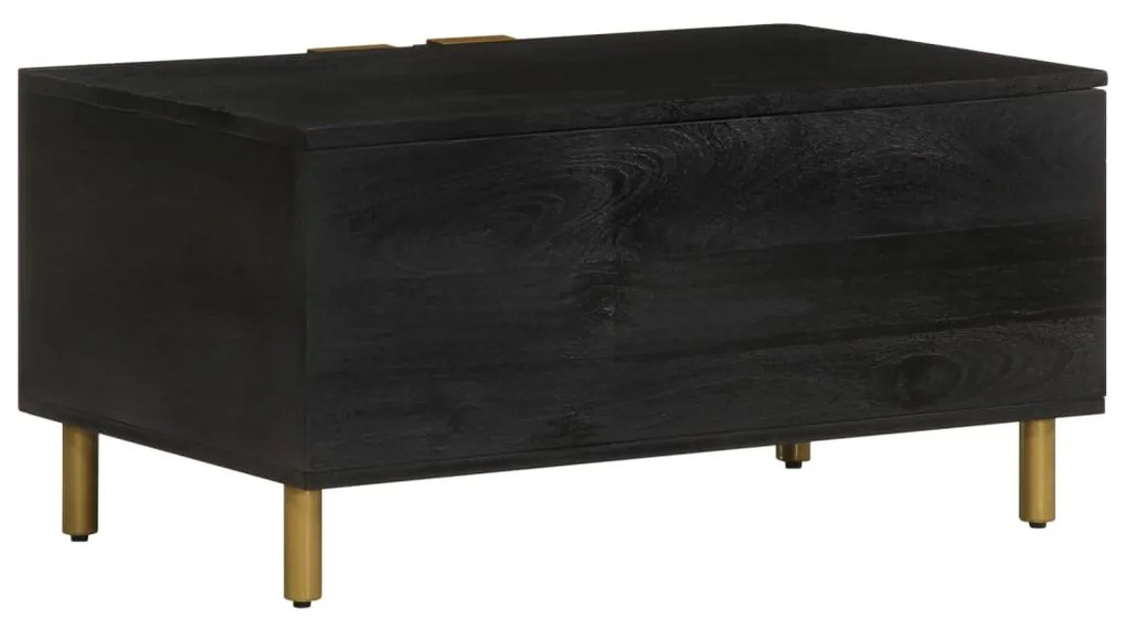 Mesa de centro 80x50x40 cm derivados de madeira preto