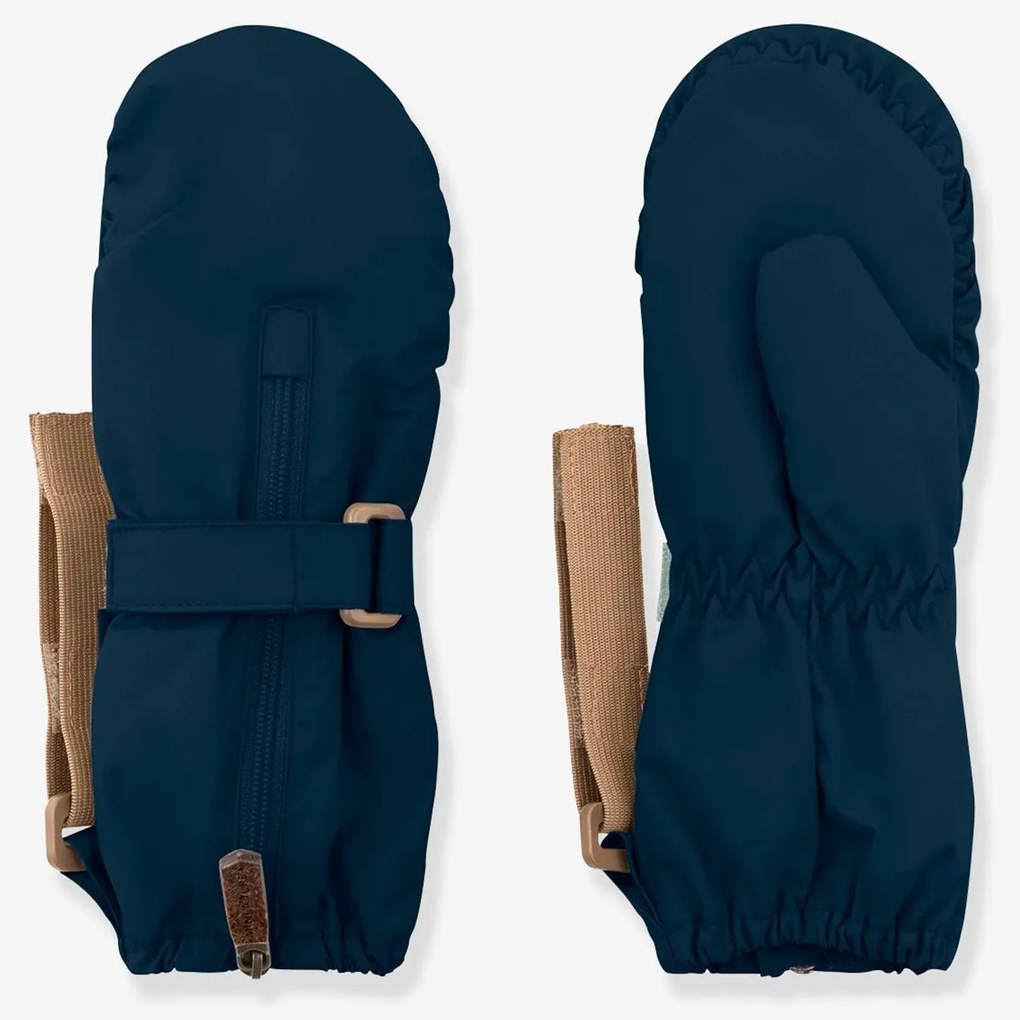 Luvas com forro polar MATCESAR para criança MINI A TURE azul-escuro