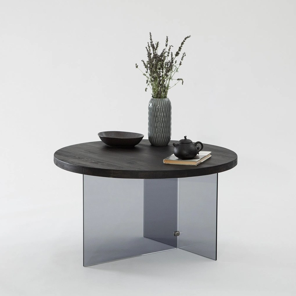 Mesa de Centro Serenity – Cinza Antracite – 70 cm x 40 cm
