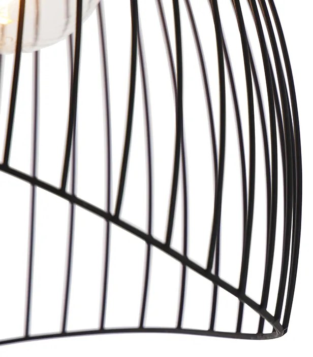 Candeeiro de teto design preto 29 cm - Pua Design